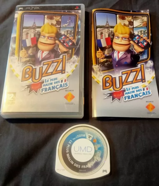 (PSP01) PSP Buzz! Le plus Malin des Français PAL FR COMPLET