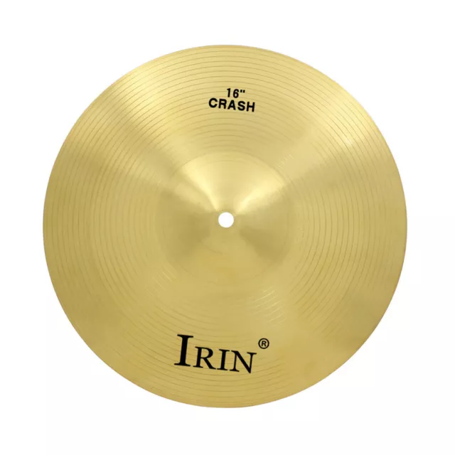 IRIN Professional 16 Pollici in Lega di Ottone Crash Ride Hi-Hat Piatto per