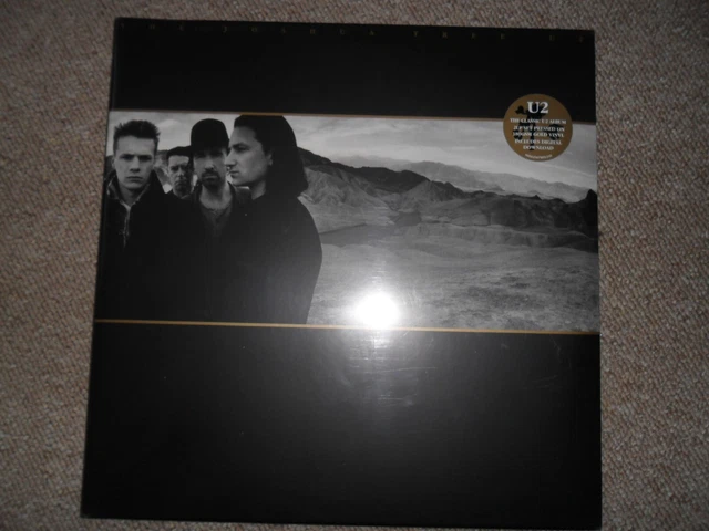 U2 The Joshua Tree 2LP gold vinyl Reissue Remastered, limited Edition, 180g