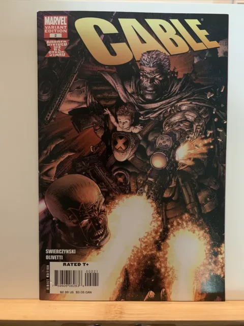 Cable #2 Variant Edition David Finch Cover Retailer Incentive Marvel Comics 2008