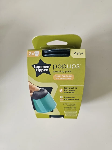 Tommee Tippee Pop Ups Entwöhnungstöpfe.