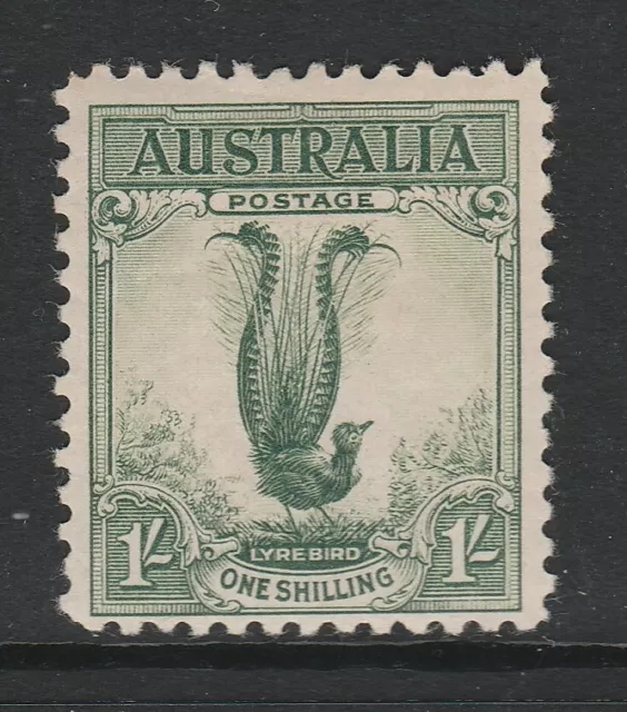 Australia 1932 1/- Green SG 140 Mint.