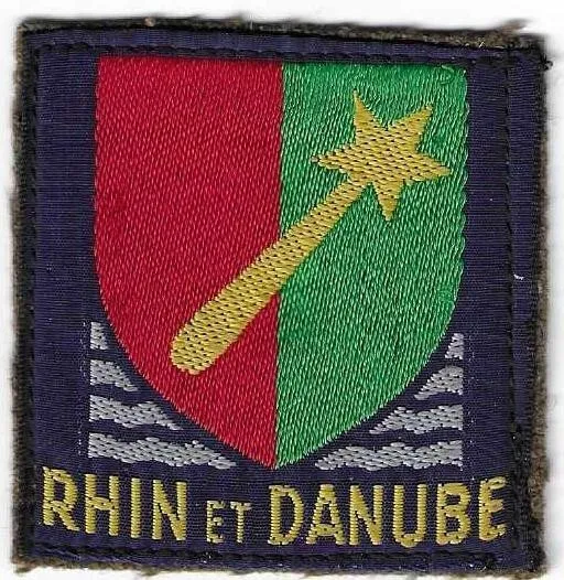 Insigne Tissu, Patch Militaire Rhin Et Danube