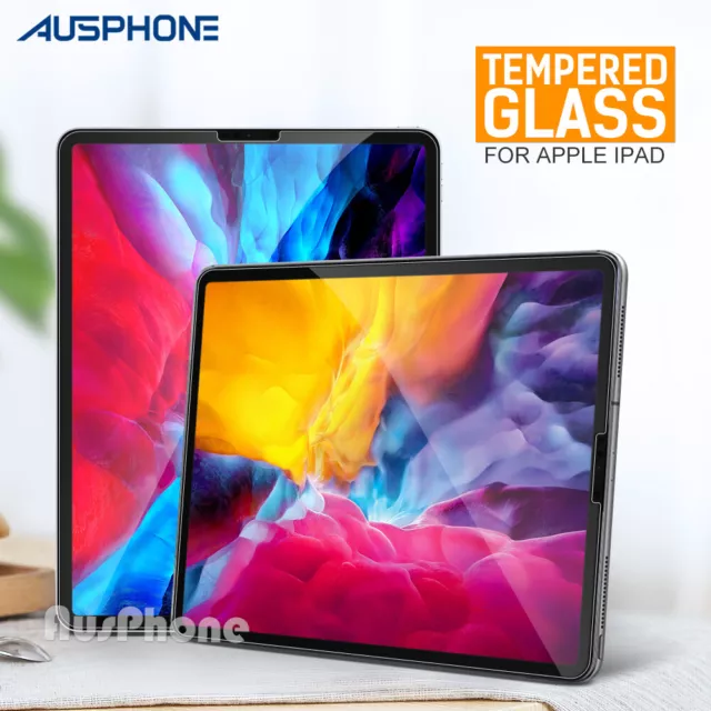 For Apple iPad Pro 11 12.9 10.5 9.7 Tempered Glass Screen Protector