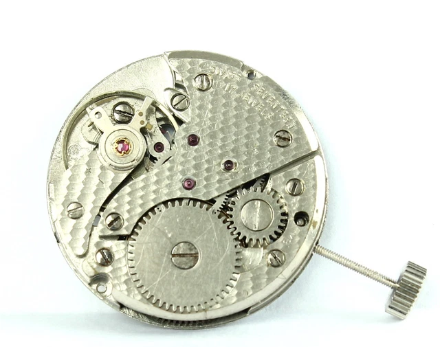 Mouvement De Montre Mécanique FHF 57 - Fonctionne, Remontage Manuel, Occasion - Fabriqué En Suisse
