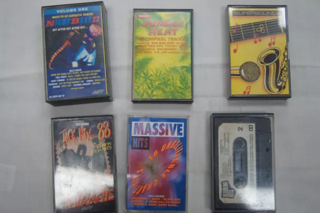 music cassettes job lot, various artists
