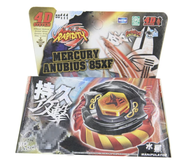 ☆Beyblade Burst Mercury Anubius 4D Red Anubis 85Xf Bb111 Spinning Top + Launcher ☆