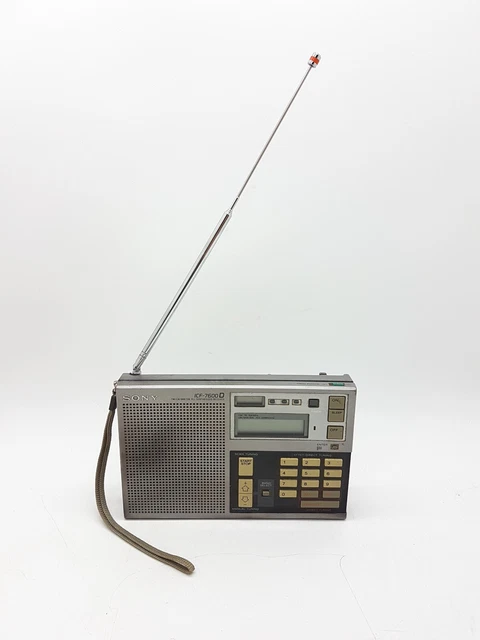 Radio Portable Sony ICF-380L – Récepteur 2 Bandes, Vintage, état Parfait