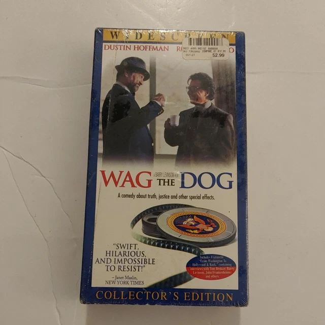 VHS &WAG THE DOG" Dustin Hoffman Robert Deniro Collector's Edition