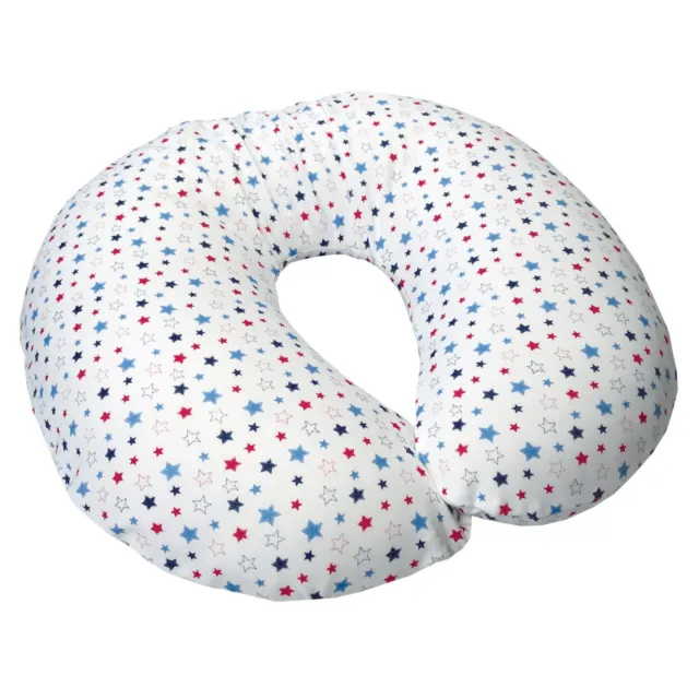 Organic Cotton Nursing Pillowcases - Stars Print Jersey