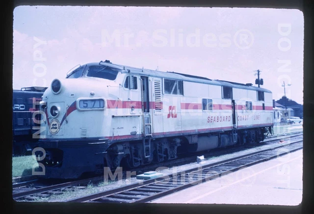 Duplicate Slide SCL Seaboard Coast Line /SAL Paint E7A 571 Tampa FL
