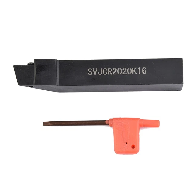 SVJCR 2020K16 20*20m Right Hand Lathe External Turning Tool Holder + Wrench Kit