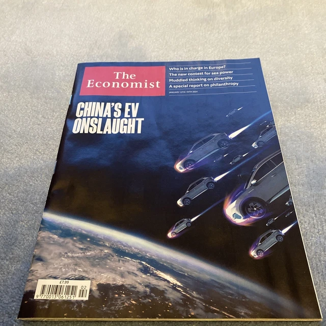 THE ECONOMIST MAGAZINE 13 Jan 2024 China’s EV Onslaught £7.00 PicClick UK