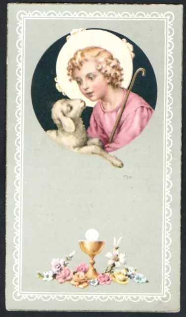 Antico Santino de Jesus Bambino image pieuse estampa holy card