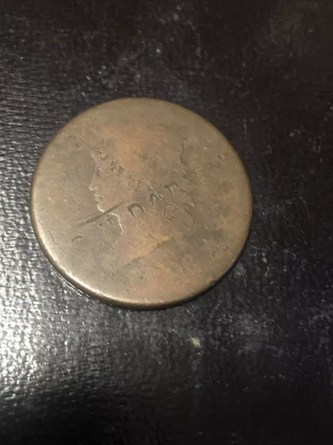 1808 Classic Head Large Cent Counter Stamped **NO RESERVE**