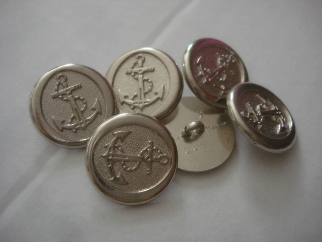 Lot De Boutons Anciens En Métal Pour Mercerie - Référence 3179 - Occasion (1 à 10 Pièces)