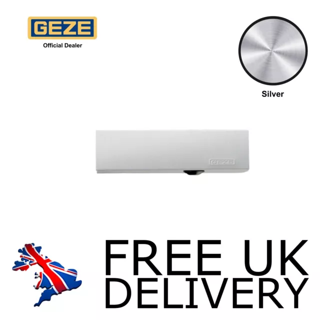 GEZE - Door Closer - TS3000EC 2-3 - BODY ONLY ! - Silver finish