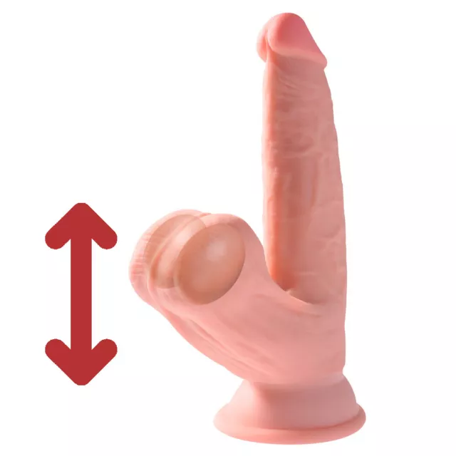 Dildo Fallo con PALLE CHE SBATTONO 6" Realistico Sex toy Pene uso Vaginale Anale