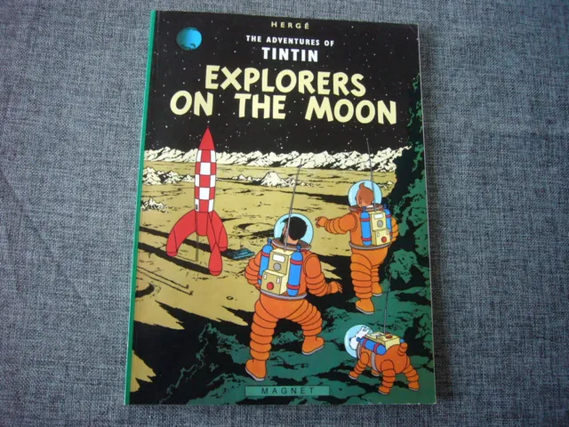 Tintin: Explorers On The Moon, Hergé, nice 1983 edition, excellent