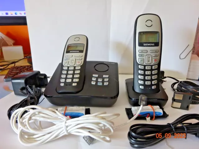 Téléphone fixe sans fil trio avec répondeur GIGASET AS405A TRIO