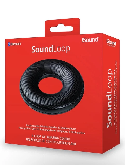 iSound SoundLoop Rechargeable Wireless Bluetooth Speaker - BRAND NEW - BLACK