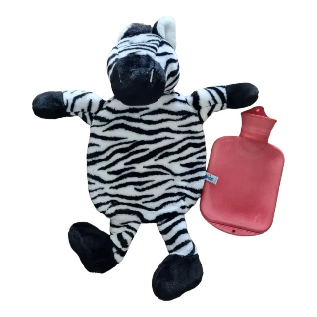 NICI Wärmflaschenhülle Bezug Zebra ca. 50 cm & Wärmflasche -selten-