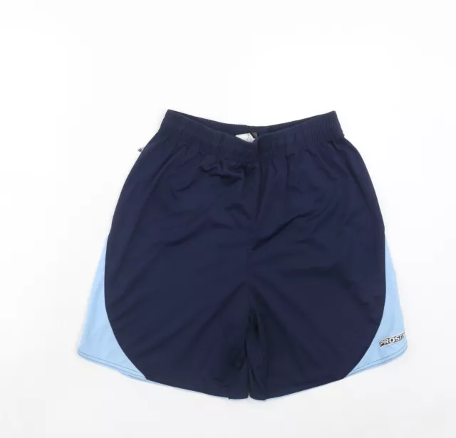 Prostar Mens Blue Polyester Athletic Shorts Size M Regular Drawstring