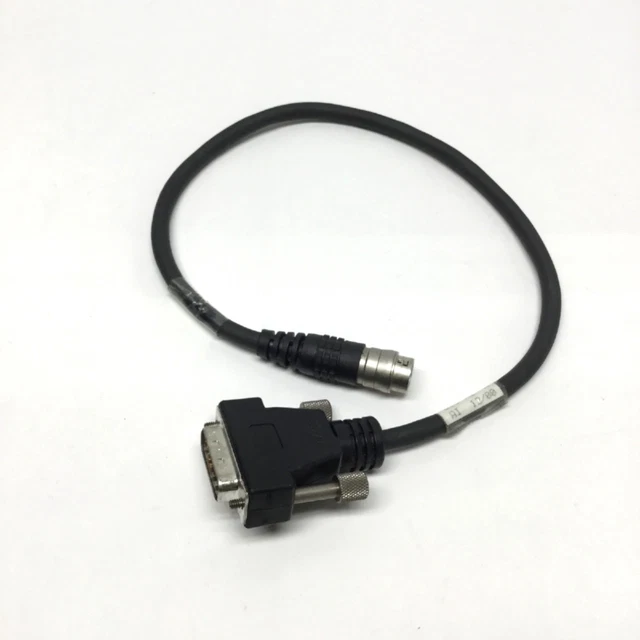 Cognex 300-0202-015 CVM Single Analog Camera Cable, DB26 to 12-Pin Hi-Rose, 15"