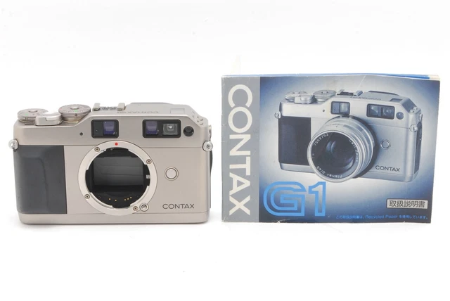 Boîtier Contax G1 Argent – Appareil 35mm, Télémètre, Capuchon Inclus, Testé