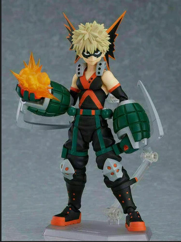 ANIME FIGMA 443 My Hero Academia Katsuki Bakugo Action Figure Face ...
