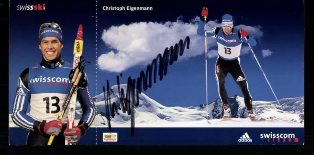 Christoph Eigenmann Autogrammkarte Original Signiert Skilanglauf ## BC G 26552