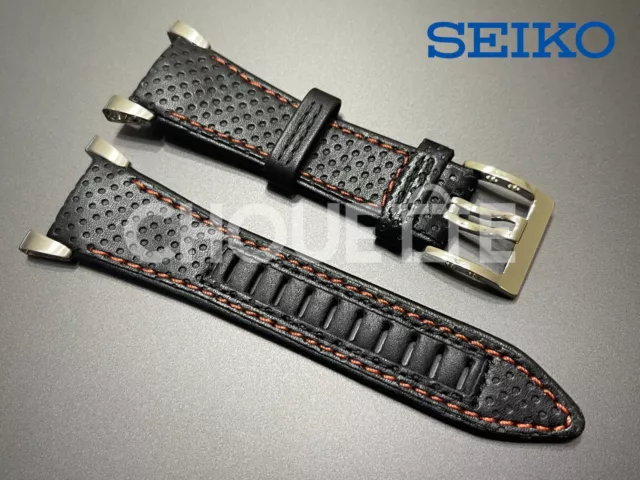 AUTHENTIC SEIKO SPORTURA Leather Band 4KG1JZ for 7T62-0ED0 H023-00C0 SNA453  $ - PicClick