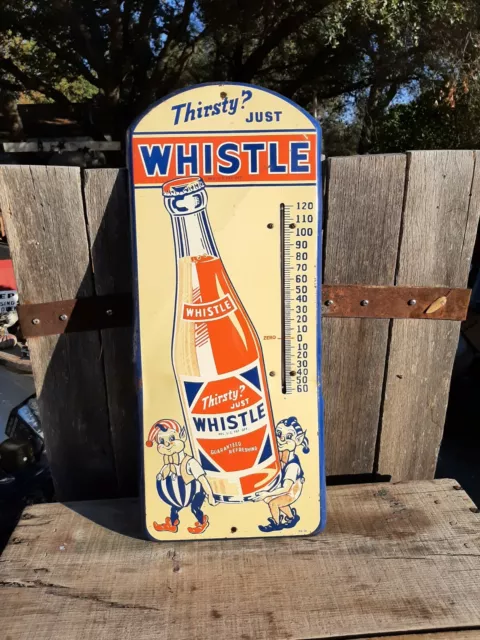 Thirsty Whistle Vintage Tin Thermometer