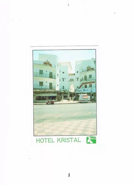 Postal Antigua Malaga Sin Circular Hotel Kristal Torremolinos Malaga
