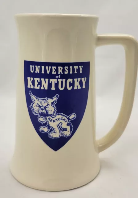 University of Kentucky Wildcats Beer Stein Mug 6.25" Tall