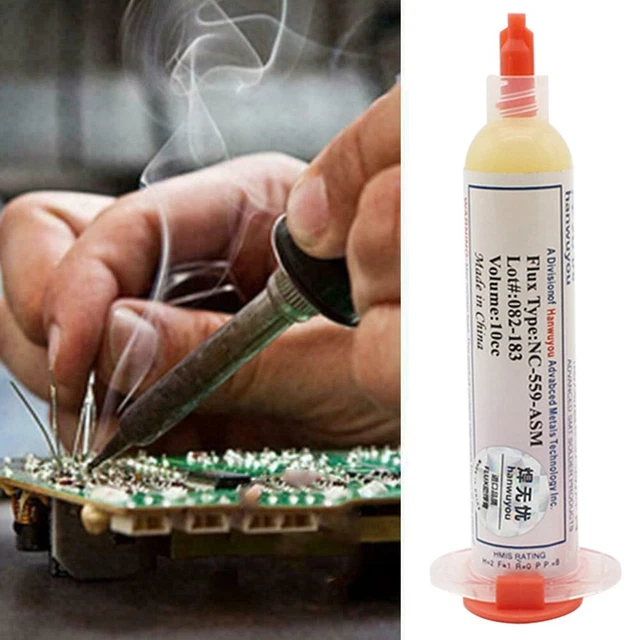 Flux de soudure gel tactile sans résidus NC559ASM NoClean pour réparation BGA/