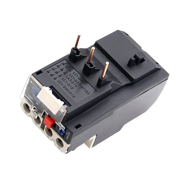 Fafeicy BR2-25 Thermisches Überlastrelais – Einstellbar 4-6 A, 690 V, Phasenausfallschutz, Manueller/automatischer Reset, Für Motorschutz