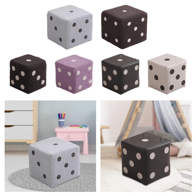 Dés Cube pied tabouret escabeau dés Cube pouf pour chambre porte maison