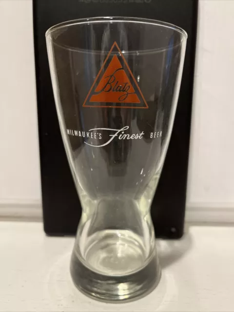 Vintage Blatz Beer Tapper Weizen Glass 6 1/4” Tall