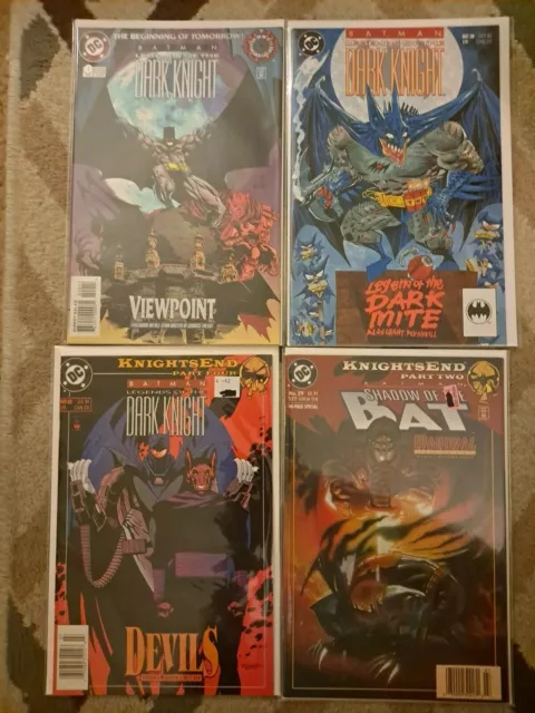 Batman: Legends of the Dark Knight #0, 38, 62, Shadow of the Bat #29 NM-/NM