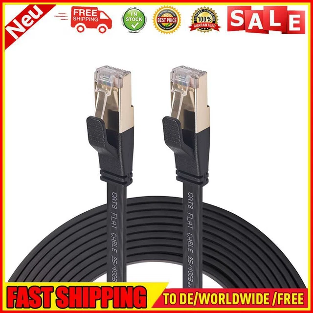 Cable De Red Ethernet Cat 8 Rj45 Sftp 40 Gbps 1m | Meses Sin Interés - Foto 7