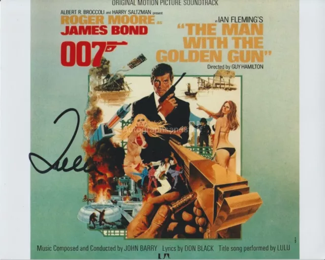 Lulu HAND SIGNED 10x8 Photo Autograph, James Bond The Man With The Golden Gun