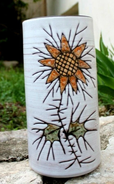 ancien grand vase en céramique signé Emile mason  Vallauris ( vintage )