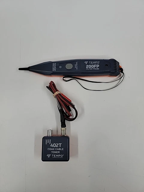 Tempo Communications 200Fp Filtered Tone Probe + Tone Generator Set Nice Cond