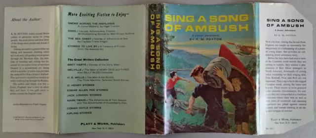 Sing a Song of Ambush by K. M. Peyton 1964 HC/DJ Sea Scouts Ontario Canada 3