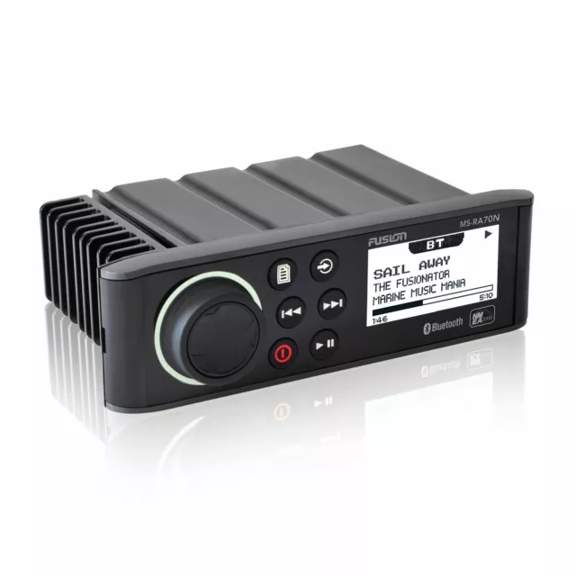 Fusion Ms-Ra70N Marine Bluetooth Nmea 2000 Stereo Ipod Mp3 Am Fm Aux Ra70N New