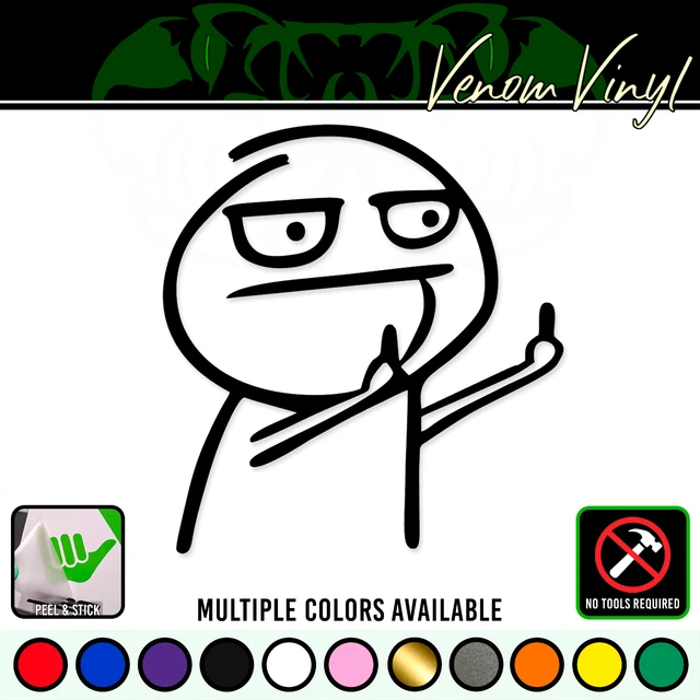 Stick Figure Middle Finger FOR SALE! PicClick