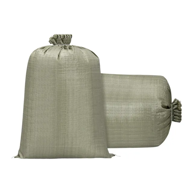 Sand Bags Empty Grey Woven Polypropylene 59.1 Inch x 47.2 Inch Pack of 5
