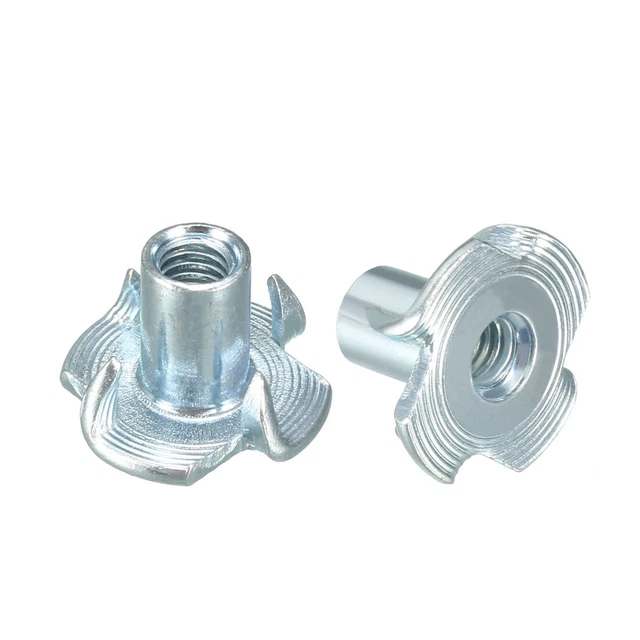 100Pcs M4 4 Volets écrou en t t-écrou pour Escalade support armoires bois
