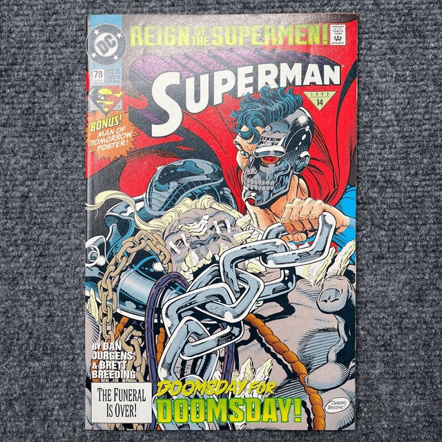 SUPERMAN #78 2nd Series (DC Comics, 1993) "Reign of the Supermen" VF/NM